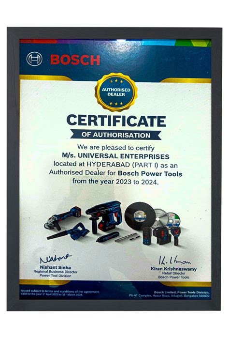 Authorized Bosch Dealer