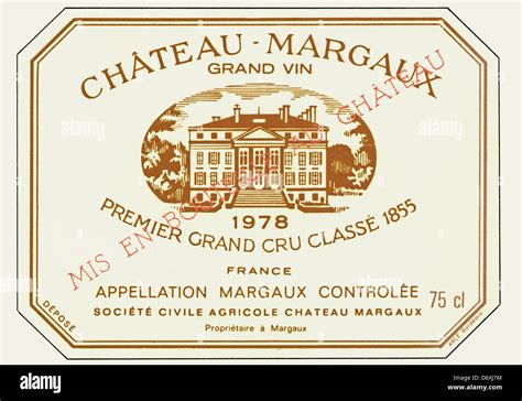 Château Margaux Label Details