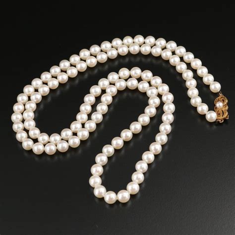 Mikimoto necklace clasp