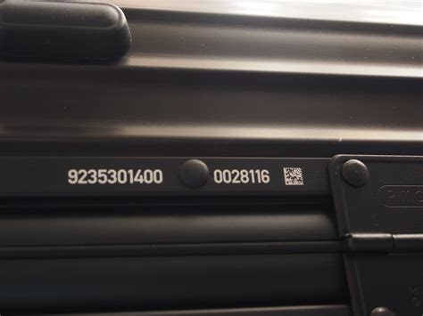 Rimowa Serial Number