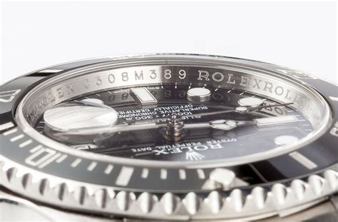 Rolex serial number engraving