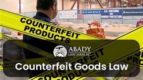 U.S. counterfeit goods laws