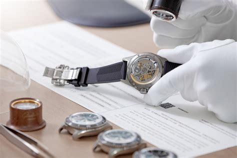 Inspecting details of luxury watches