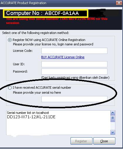 Accuracy of Serial Number