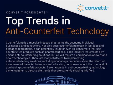 Anti-Counterfeit Technology Trends