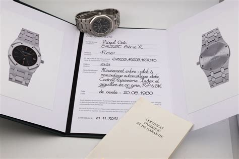 Audemars Piguet Authenticity Certificate