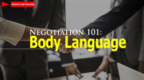 Body Language in Negotiations