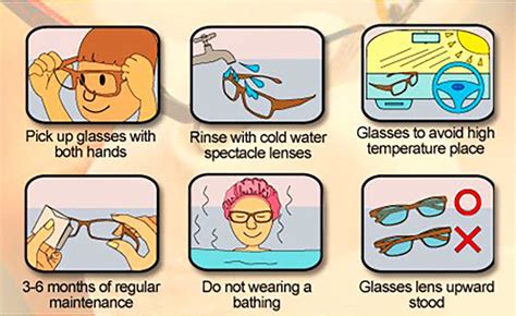 Caring for glasses