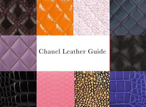 Chanel leather material