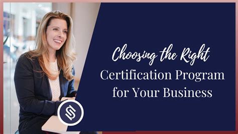 Choosing Certification Program