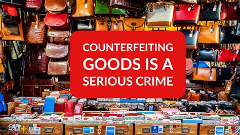 Counterfeit goods legal consequences