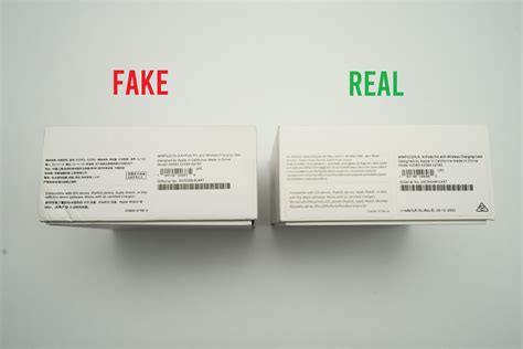 Counterfeit Label Comparison