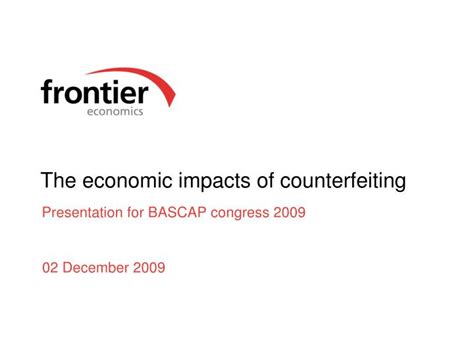 Economic Impacts of Counterfeiting