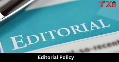 Role of Editorial Policies