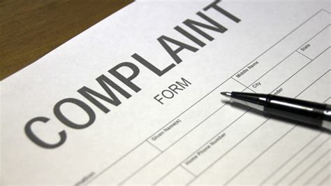 Filing Consumer Complaints