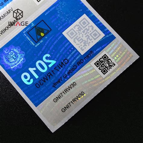 Holographic Sticker Verification