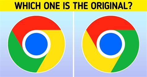 Fake logo vs real logo