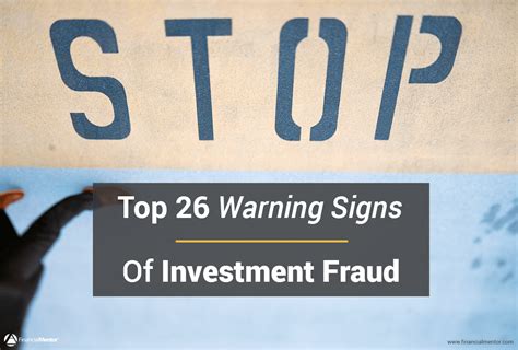 Warning signs of investment fraud