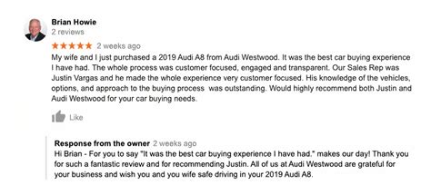 Manufacturer Customer Reviews