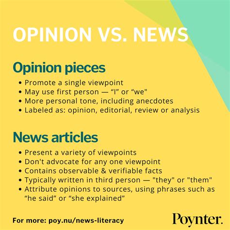 How Can I Differentiate News From Opinion?