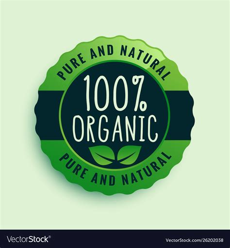 Organic Certification Label