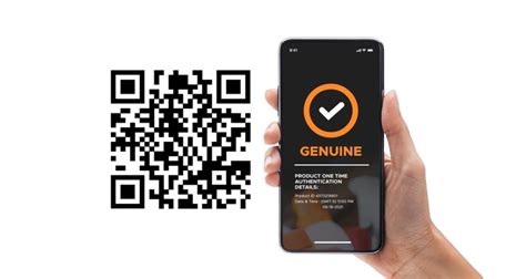 QR Code for Product Authentication