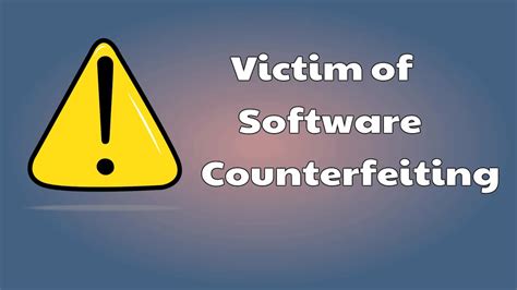 Software industry counterfeit reporting