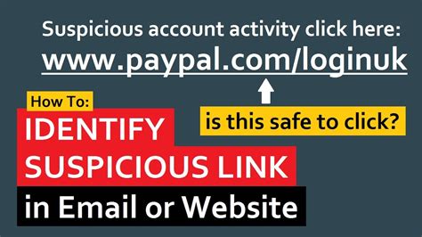 Identifying Suspicious Links