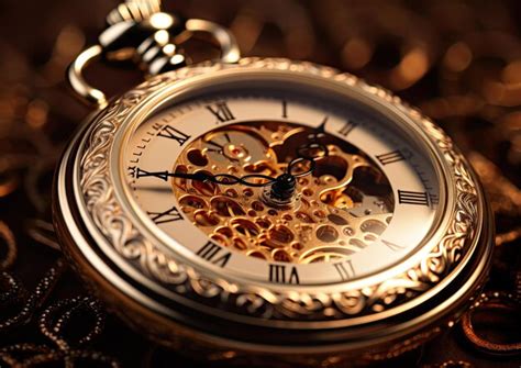 Watch engravings closeup