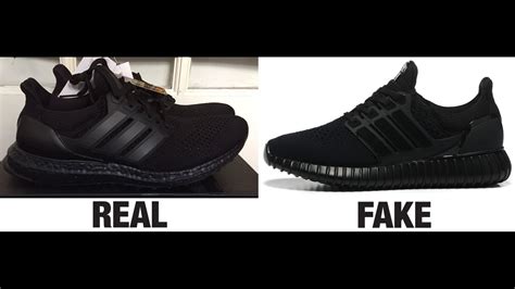 Adidas Ultra Boost Real vs Fake Infographic