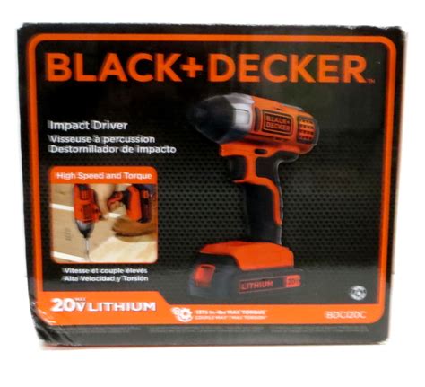 Black & Decker BDC120C packaging