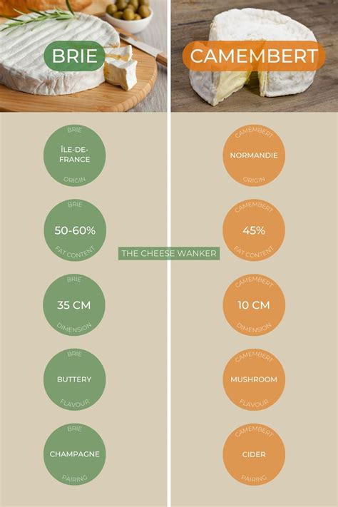 Brie vs Camembert