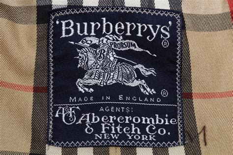 Burberry Trench Coat Label