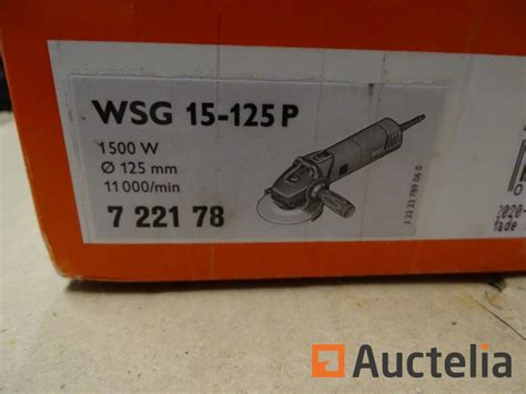 Fein WSG 15 125 serial number