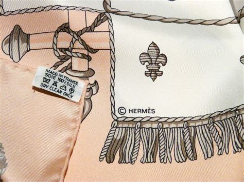 Hermes Scarf Tag