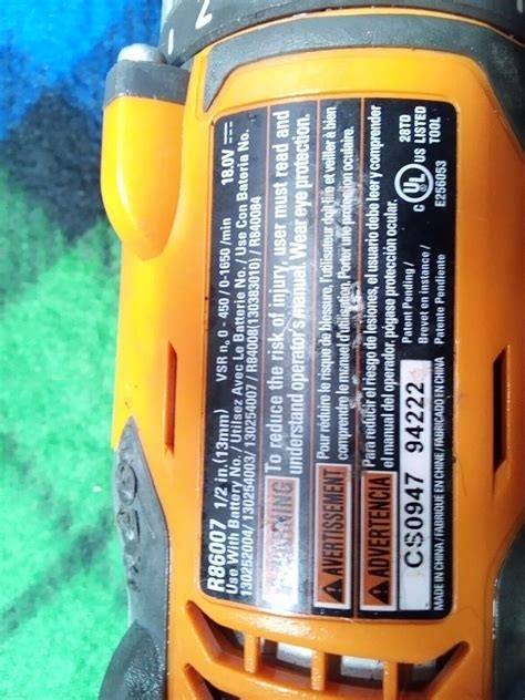 How To Tell If Ridgid R86007K Is Original