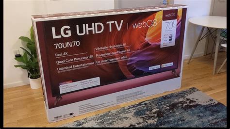 LG TV packaging