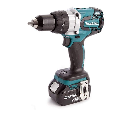 Makita DHP481Z Drill on display at an authorized retailer