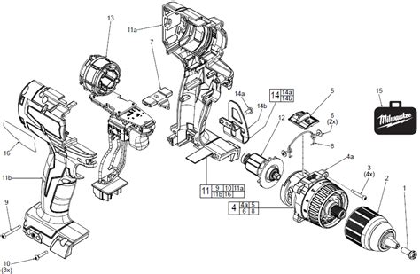 Milwaukee 2801-20 chuck