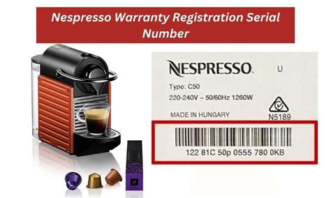 Nespresso Serial Number