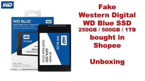 Real Vs Fake Western Digital Drive