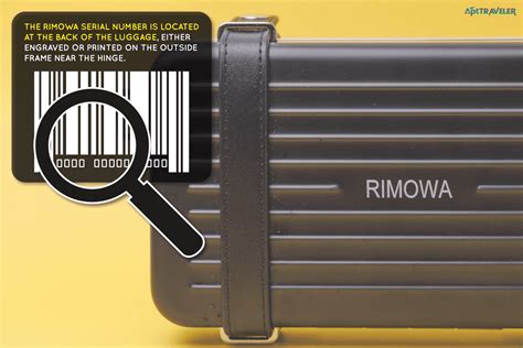 Rimowa serial number location