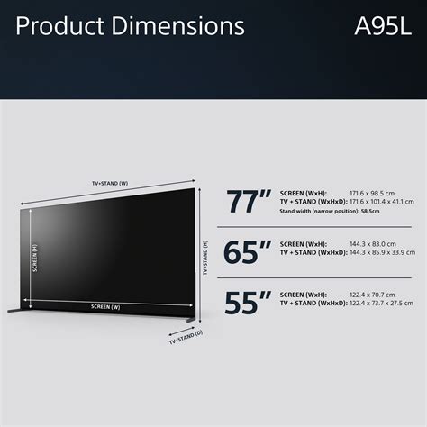 Sony A95L Packaging