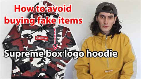 Supreme Hoodie Fake Avoid