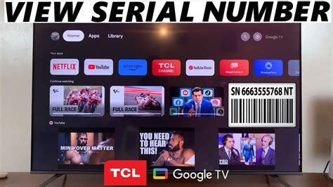 TCL P735 Serial Number