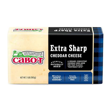 Cabot cheddar cheese