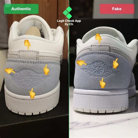 Jordan 1 Low Fake vs Real