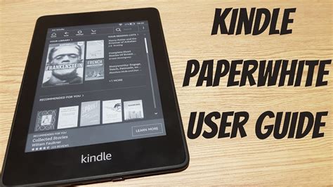 Kindle Paperwhite features