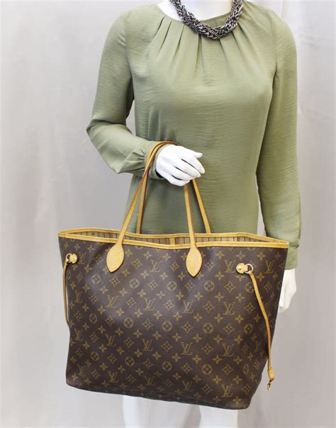 Authentic Louis Vuitton Neverfull Canvas