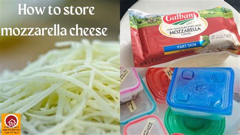 Mozzarella Storage